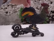 Joli coq en fonte à fixation