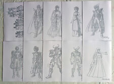 Saint Seiya Set 52 Settei Film LA BATAILLE DES DIEUX (ASGARD) Shingo Araki