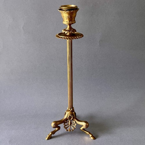 Ancien bougeoir tripode - , en