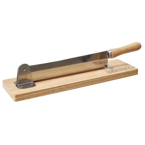 Trancheuse pain bois inox - bois, &