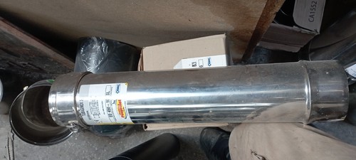 Tubage inox 45cm 100 - tubage, d