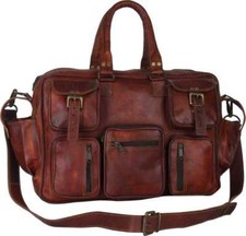Valise Pour Homme En Cuir Brun
