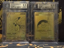 GOLDEN BOX PIKACHU V BGS 9.5