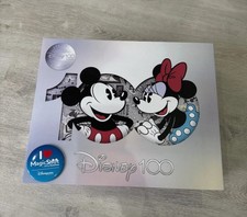 Coffret édition spéciale 100 ans Disney peluches Mickey et Minnie