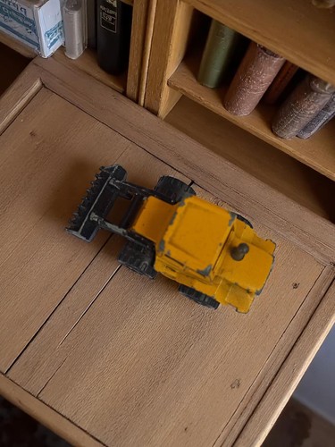 Tracteur bulldozer majorette - tracteur,
