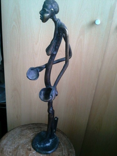 Belle statue bronze femme - bronze,