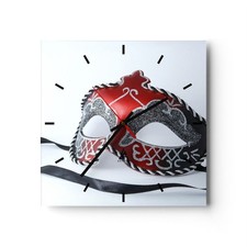 Horloge murale en verre