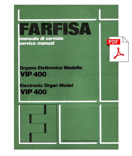 Farfisa vip 400 service - service, manual