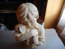 statuette decoratif un chien