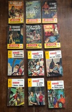 Bob Morane lot de 12  romans, Henri Vernes - Marabout 1954 à 1966