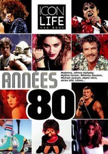 ICON LIFE MAG BOOK 12 ANNÉES 80 MADONNA . JOHNNY HALLYDAY . MYLENE FARMER