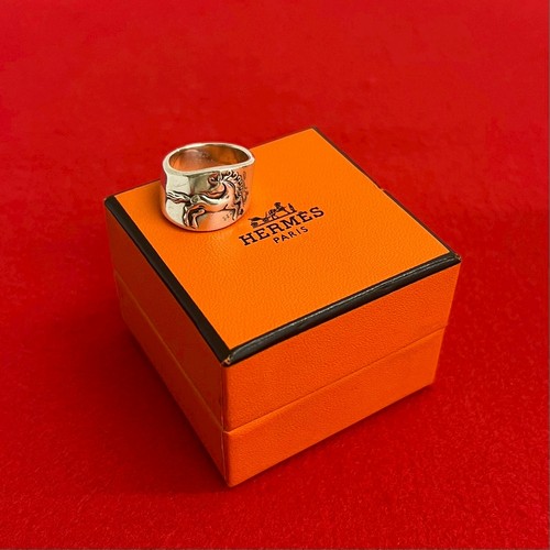 Bague galop hermes - argent, 925