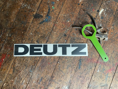 Deutz logo sticker - logo,