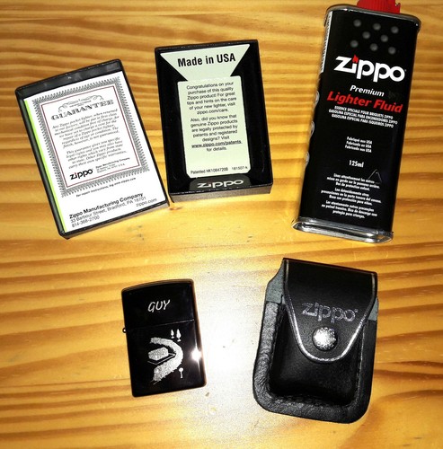 Briquet zippo authentique avec - authentique,
