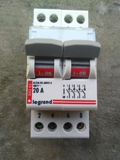 Interrupteur sectionneur LEGRAND 04362  4 poles / 20Amp tetra