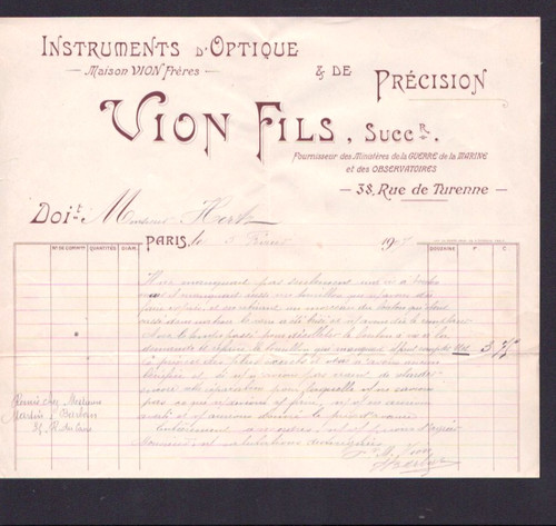 Paris instruments - paris, (iii°)