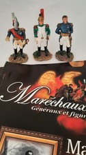 Lot De 3 Soldats En Plomb  HACHETTE Maréchaux D'empire N°42,41,40