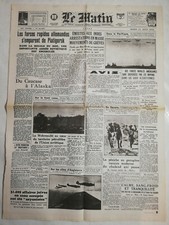 N44 La Une Du Journal Le Matin