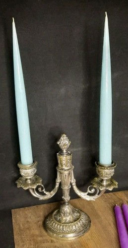 Chandelles turquoises cire - 2,