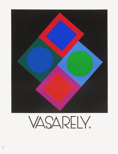 Victor vasarely affiche expo - vasarely,