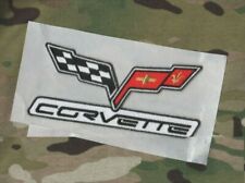 Corvette C-6 Performance Pièces Brodé Checker Drapeau Logo à Coller 5 " Patch