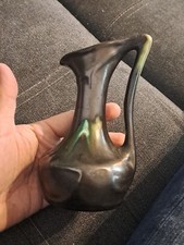 Ancien Pichet Faience Céramique Belgique Belgium Art Nouveau Deco 