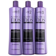 Cadiveu Plastica Dos Fios / Kit de traitement de lissage professionnel 3 x 1 L