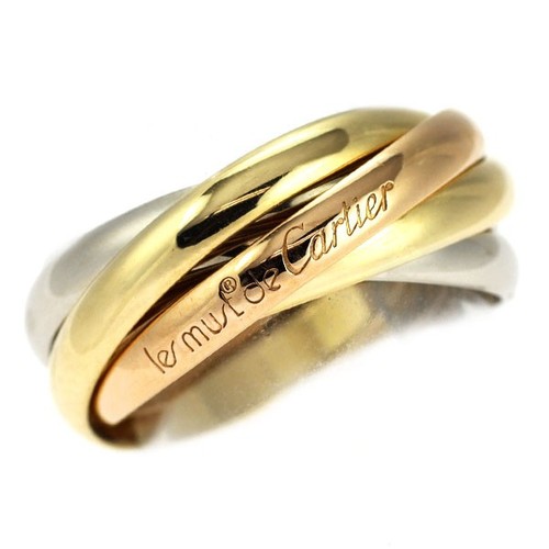 Bague cartier k18yg pg - bague, k18yg/wg/pg