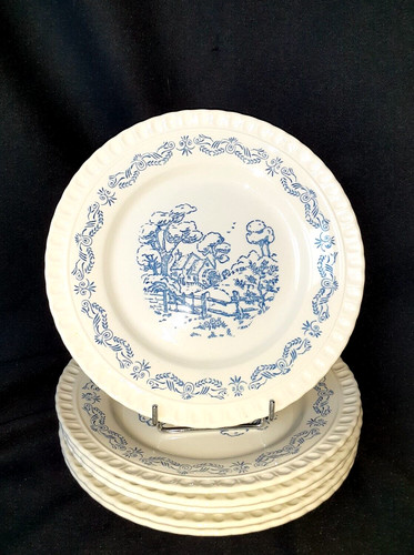 Assiettes plates faïence - assiettes,