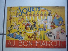 JACOBS  / blake  et mortimer  /  RARE CATALOGUE JOUETS  AU BON MARCHE  1936
