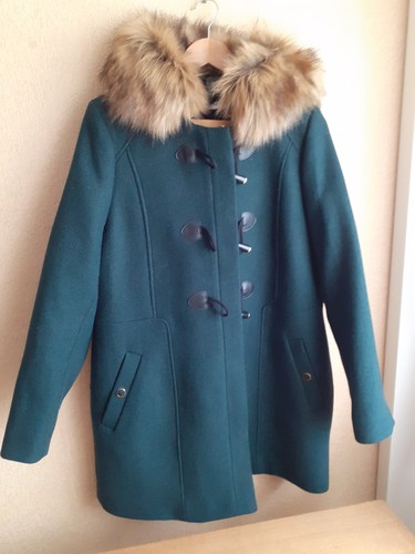 Manteau femme vert foncé - , en