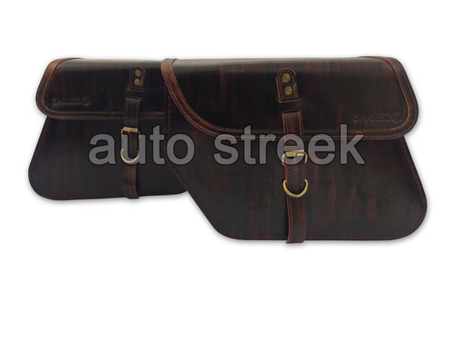 Paire sacs selle marron - paire,