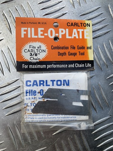 File plate carlton pour - 3/8,