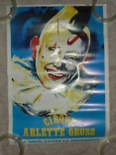AFFICHE ANCIENNE CIRQUE