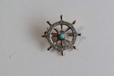 Broche argent vermeil