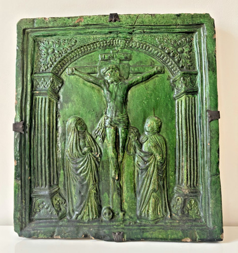 Ancien carreau poêle en - ancien, de