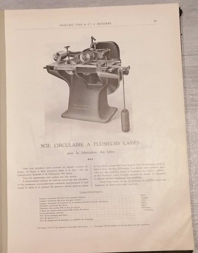 Catalogue 1939 des - catalogue, machines