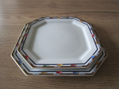 Assiettes octogonales - 2,