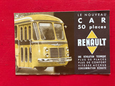 CATALOGUE DEPLIANT RENAULT CAR 50 PLACES 1949