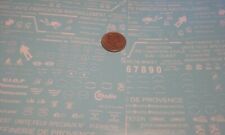 decals decalcomanie 2 grandes planches pour pompiers 1/43 decals43.com c