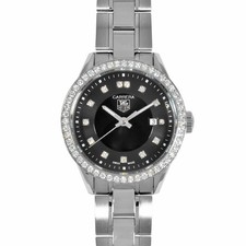 TAG Heuer TAG Heuer WV1412.BA0793 Montre Carrera Cadran Noir Date 13P Diamant