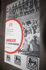 ancien programme )) ANDERLECHT V FC BAYERN - Finale Super Coupe d'europe 1976 