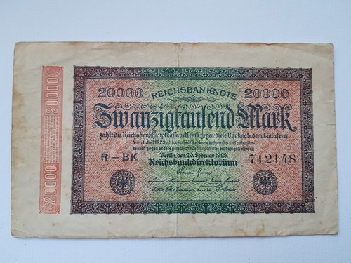 Ancien billet allemand - ancien,