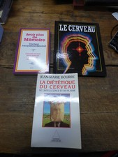 lot de 3 livres sur le cerveau