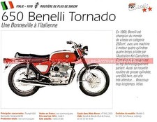 BENELLI 650 Tornado 1970 Fiche