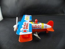 Tatung Taiwan avion Bi-plan special NR-52V tin plane en tôle moteur à clé 12 cm