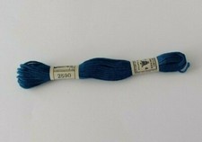 ECHEVETTE COTON RETORS DMC - N°2590 - BLEU  - fil à broder- 10 m - n°4