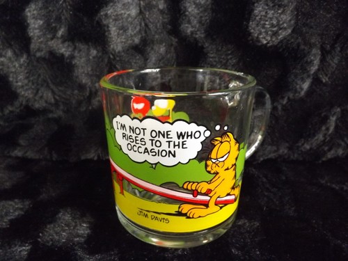 Garfield clear glass mug - clear,