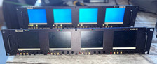 2 Marshall V-R44P SDI Quad Monitors Vidéo Rack Mounted Lcd Panel