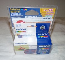 Cartouche officielle origine imprimante jet encre Epson couleur S020089 S020191